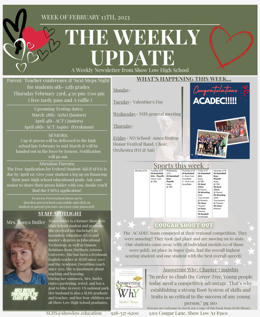 SLHS The Weekly News