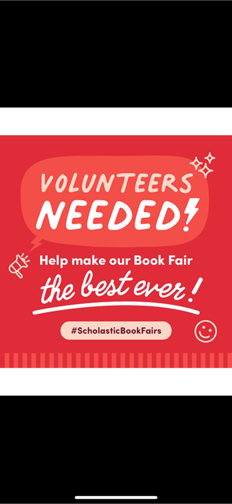 book fair volunteers needed 
